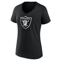 Las Vegas Raiders Women's Personalized Name & Number Monochrome V-Neck T-Shirt | NFL Hot