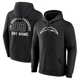 Los Angeles Chargers Personalized Name & Number Pullover Hoodie | NFL New