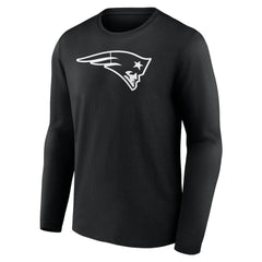 New England Patriots Personalized Name & Number Monochrome Long Sleeve T-Shirt | NFL New