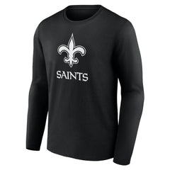 New Orleans Saints Personalized Name & Number Monochrome Long Sleeve T-Shirt | NFL New