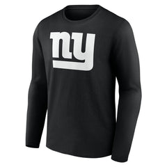 New York Giants Personalized Name & Number Monochrome Long Sleeve T-Shirt | NFL Discount