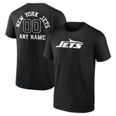 New York Jets Personalized Name & Number Monochrome T-Shirt | NFL Hot