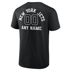 New York Jets Personalized Name & Number Monochrome T-Shirt | NFL Hot