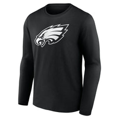 Philadelphia Eagles Personalized Name & Number Monochrome Long Sleeve T-Shirt | NFL Outlet