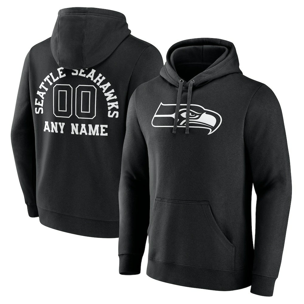 Seattle Seahawks Personalized Name & Number Pullover Hoodie | NFL On sale