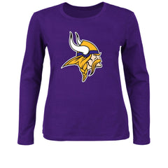 Minnesota Vikings Women's Plus Size Long Sleeve T-Shirt | NFL Sale
