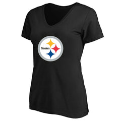 Pittsburgh Steelers Women's Plus Size V-Neck T-Shirt | NFL On sale