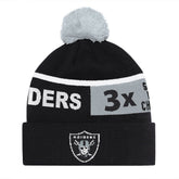 Las Vegas Raiders Starter Unisex Chyron Cuffed Knit Hat with Pom | NFL Near me