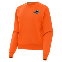 Miami Dolphins Antigua Women's Victory Pullover Sweatshirt | NFL US