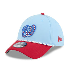 Washington Nationals New Era 2025 Fourth of July 39THIRTY Flex Hat - MLB Hats