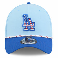 Los Angeles Dodgers New Era 2025 Fourth of July 39THIRTY Flex Hat - MLB Hats