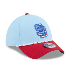 San Diego Padres New Era 2025 Fourth of July 39THIRTY Flex Hat - MLB Hats