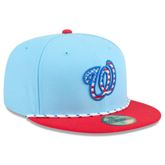 Washington Nationals New Era 2025 Fourth of July 59FIFTY Fitted Hat - MLB Hats