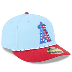 Los Angeles Angels New Era 2025 Fourth of July Low Profile 59FIFTY Fitted Hat - MLB Hats