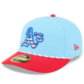 Athletics New Era 2025 Fourth of July Low Profile 59FIFTY Fitted Hat - MLB Hats