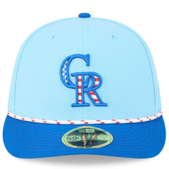 Colorado Rockies New Era 2025 Fourth of July Low Profile 59FIFTY Fitted Hat - MLB Hats