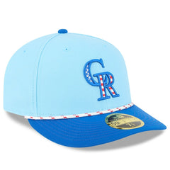 Colorado Rockies New Era 2025 Fourth of July Low Profile 59FIFTY Fitted Hat - MLB Hats