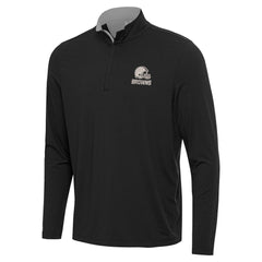 Cleveland Browns Antigua Content Quarter-Zip Pullover Top | NFL Outlet