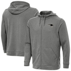 New England Patriots Antigua Effortless Full-Zip Hoodie Jacket | NFL Online