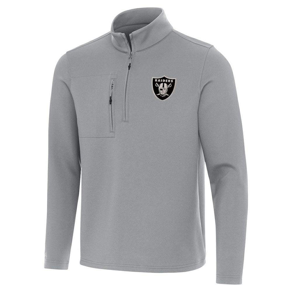 Las Vegas Raiders Antigua Insider Quarter-Zip Jacket | NFL Sale
