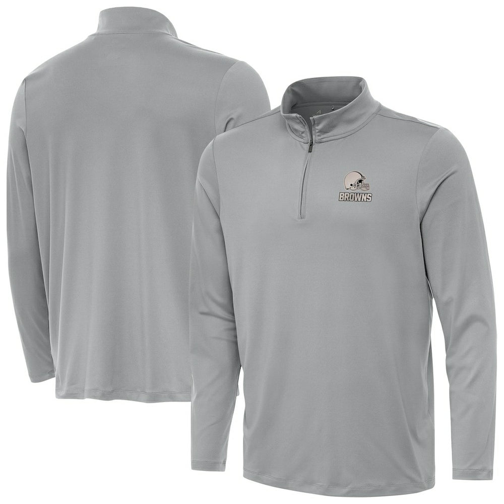 Cleveland Browns Antigua Reprocess Quarter-Zip Top | NFL Online
