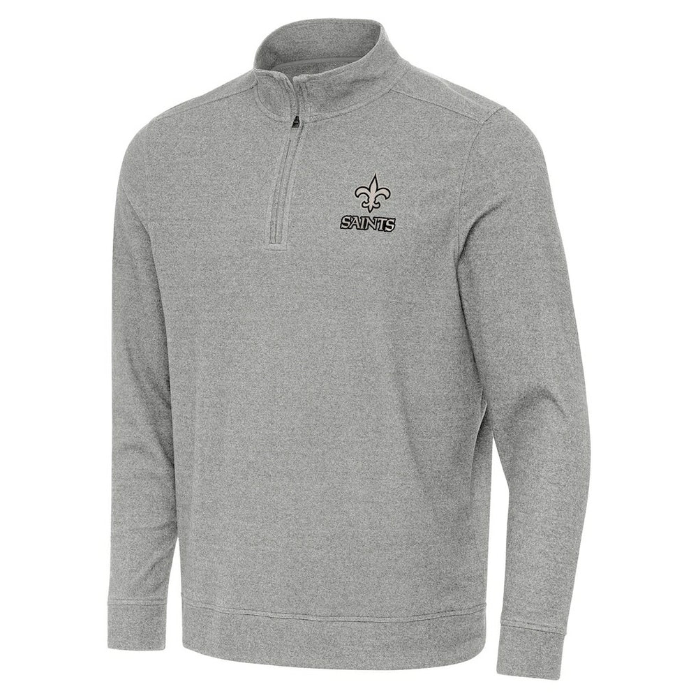 New Orleans Saints Antigua Subtle Quarter-Zip Top | NFL US
