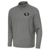San Francisco 49ers Antigua Subtle Quarter-Zip Top | NFL Discount