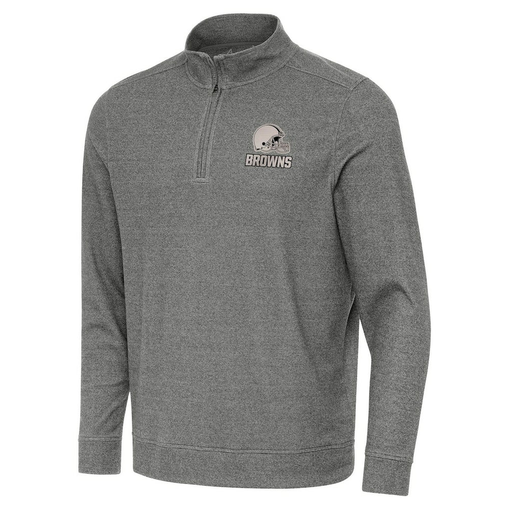 Cleveland Browns Antigua Subtle Quarter-Zip Top | NFL Online
