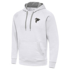 Atlanta Falcons Antigua Brushed Carbon Victory Pullover Hoodie | NFL On sale