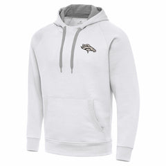Denver Broncos Antigua Brushed Carbon Victory Pullover Hoodie | NFL US