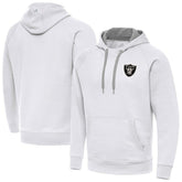 Las Vegas Raiders Antigua Brushed Carbon Victory Pullover Hoodie | NFL Discount