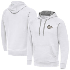 Kansas City Chiefs Antigua Brushed Carbon Victory Pullover Hoodie | NFL Online