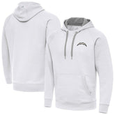 Los Angeles Chargers Antigua Brushed Carbon Victory Pullover Hoodie | NFL Online