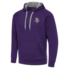 Minnesota Vikings Antigua Brushed Carbon Victory Pullover Hoodie | NFL Online