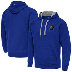 New York Giants Antigua Brushed Carbon Victory Pullover Hoodie | NFL Discount