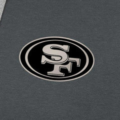 San Francisco 49ers Antigua Brushed Carbon Victory Pullover Hoodie | NFL US