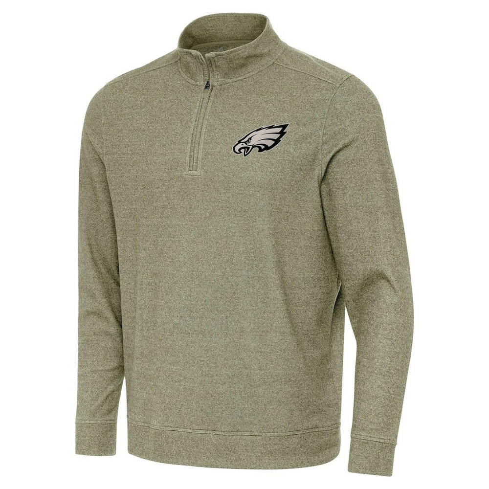 Philadelphia Eagles Antigua Subtle Quarter-Zip Sweatshirt | NFL Online