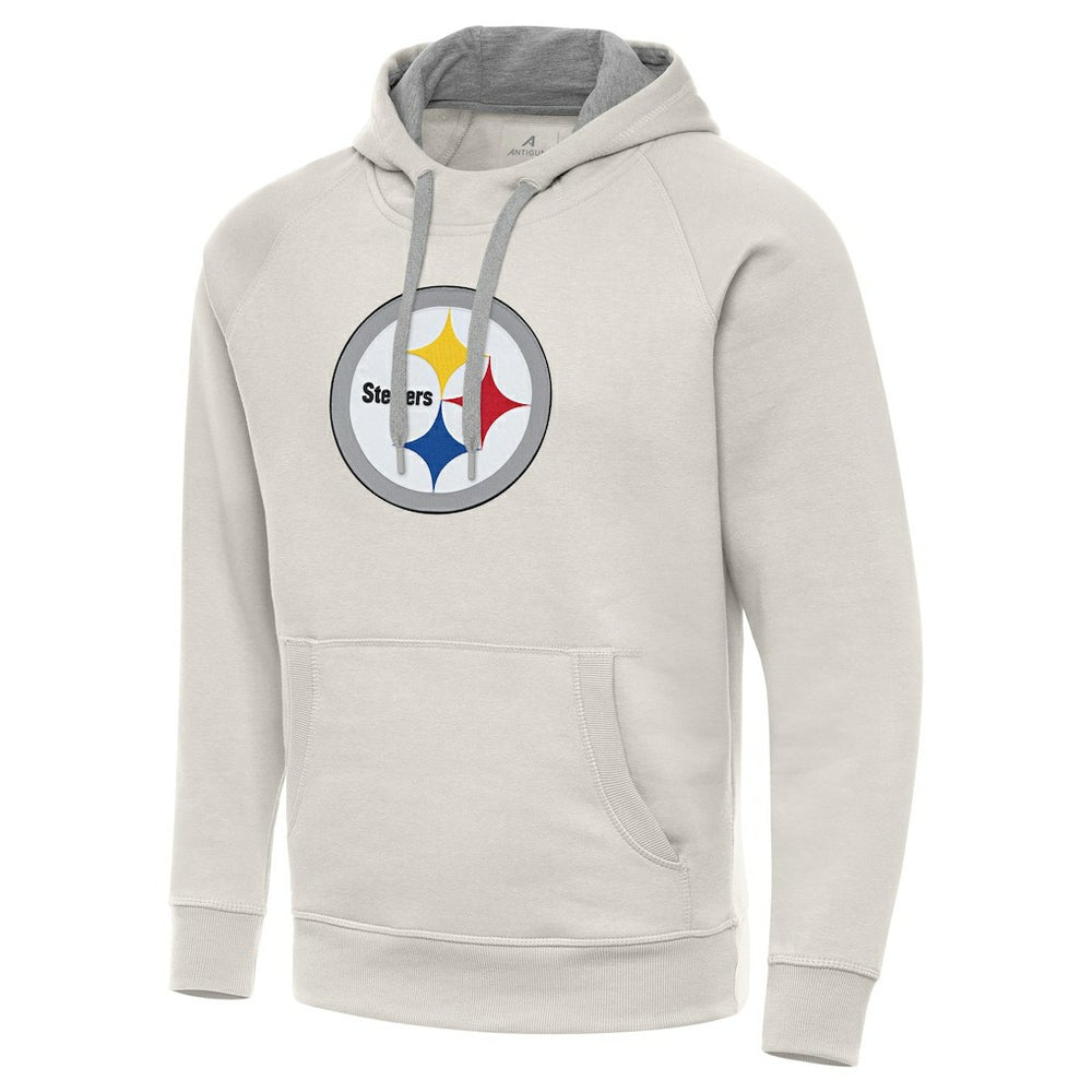 Pittsburgh Steelers Antigua Victory Raglan Pullover Hoodie | NFL New