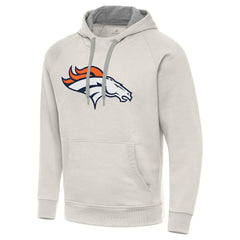 Denver Broncos Antigua Victory Raglan Pullover Hoodie | NFL New