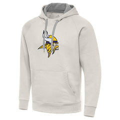 Minnesota Vikings Antigua Victory Raglan Pullover Hoodie | NFL Outlet