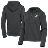 Anaheim Ducks Antigua Women's Contemporary Quarter-Zip Hoodie - NHL Hoodies