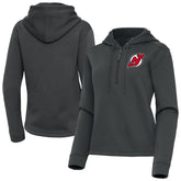 New Jersey Devils Antigua Women's Contemporary Quarter-Zip Hoodie - NHL Jerseys