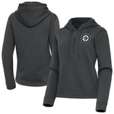 Winnipeg Jets Antigua Women's Contemporary Quarter-Zip Hoodie - NHL Hoodies