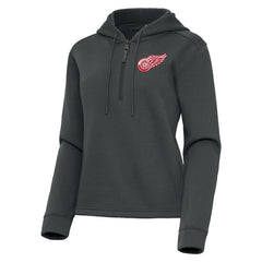 Detroit Red Wings Antigua Women's Contemporary Quarter-Zip Hoodie - NHL Hoodies