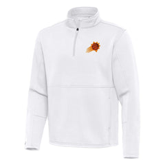 Phoenix Suns Antigua Twist Quarter-Zip Pullover Top - White outlet | NBA