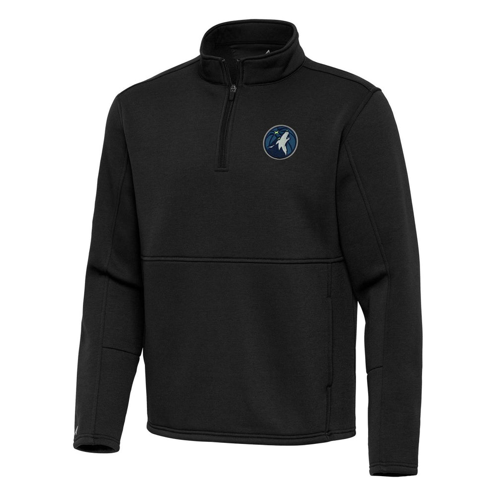 Minnesota Timberwolves Antigua Twist Quarter-Zip Pullover Top - Black cheap | NBA