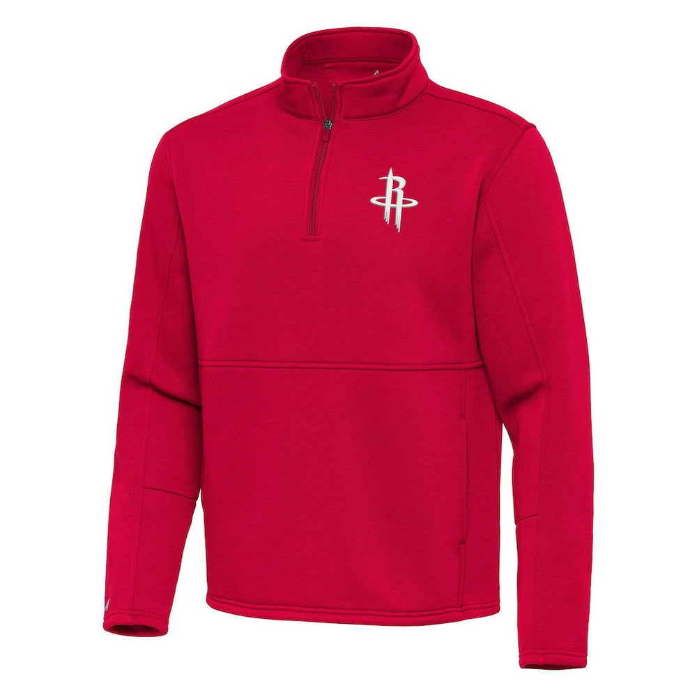 Houston Rockets Antigua Twist Quarter-Zip Pullover Top - Red outlet | NBA