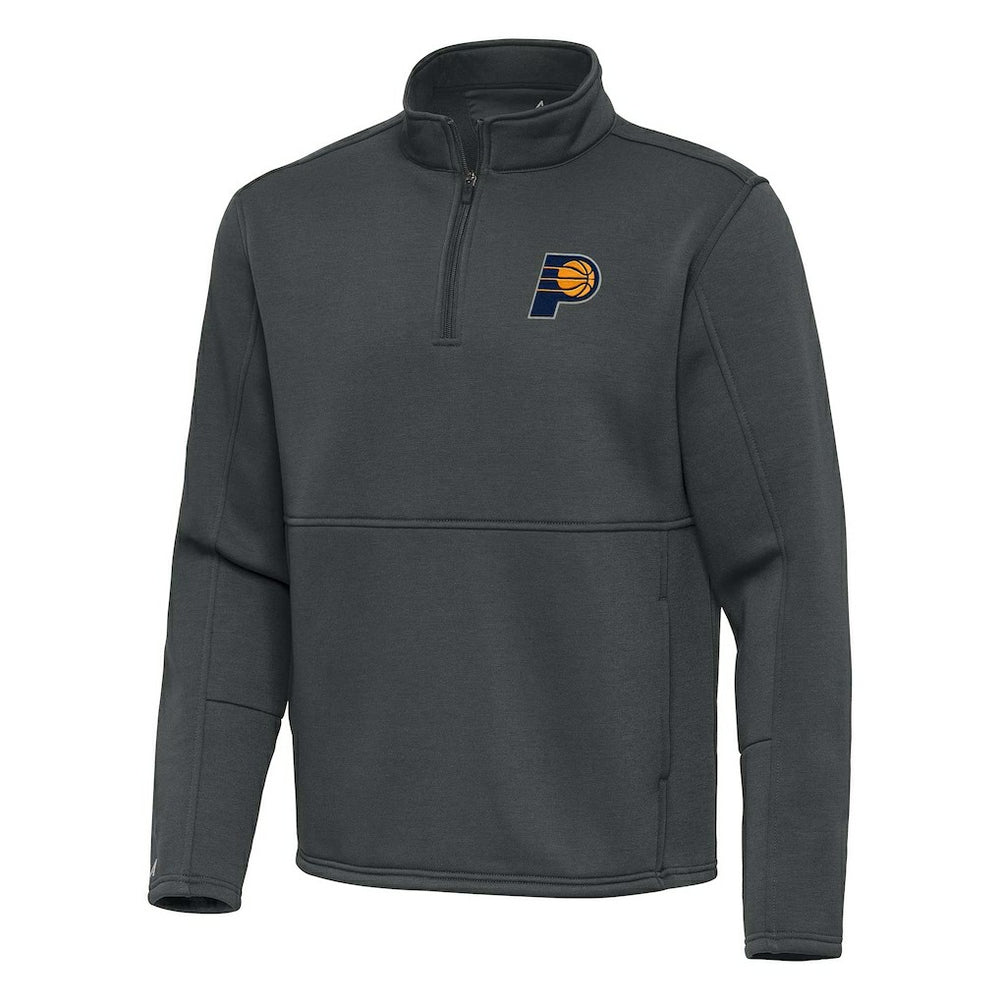 Pewter Indiana Pacers Antigua Twist Quarter-Zip Pullover Top - Pewter cheap | NBA