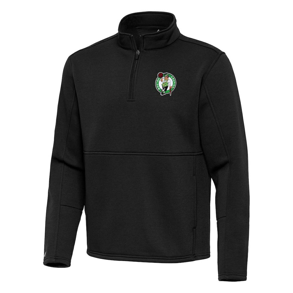 Black Boston Celtics Antigua Twist Quarter-Zip Pullover Top - Black online | NBA