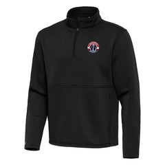 Black Washington Wizards Antigua Twist Quarter-Zip Pullover Top - Black outlet | NBA